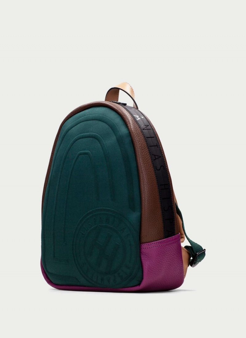 Hispanitas Backpack Vesker Dame Grønn Brune Lilla | VAZ5247AF