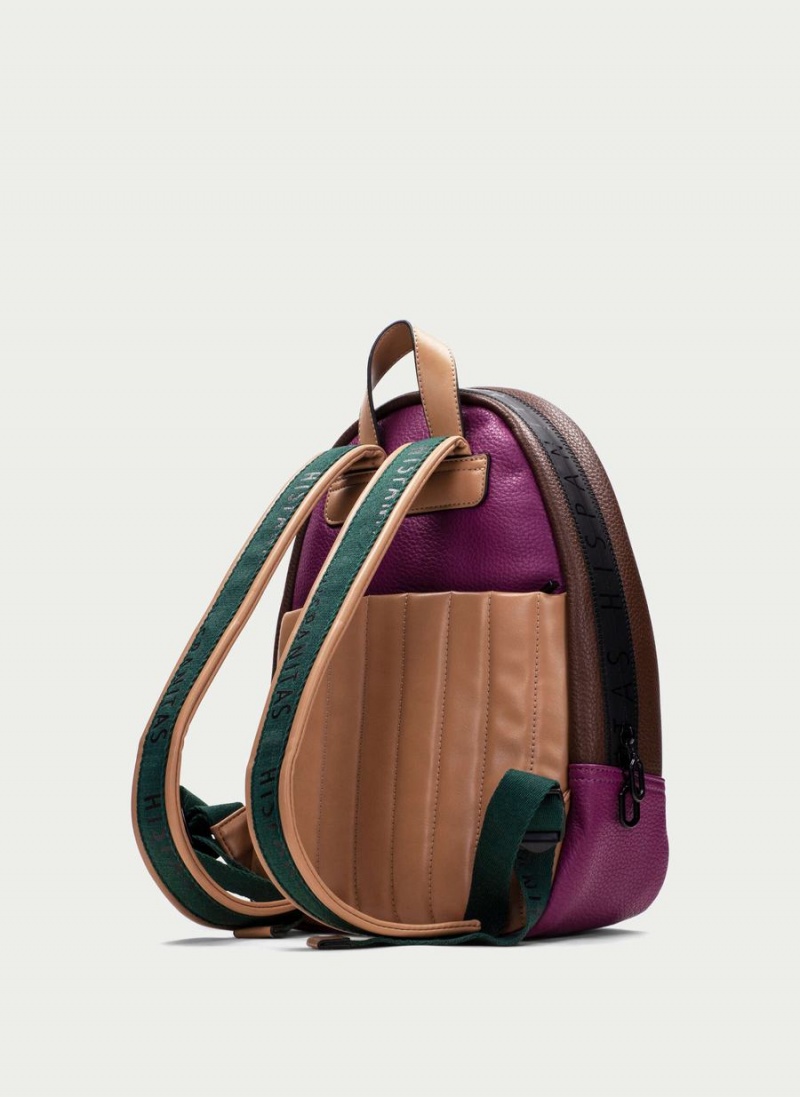 Hispanitas Backpack Vesker Dame Grønn Brune Lilla | VAZ5247AF