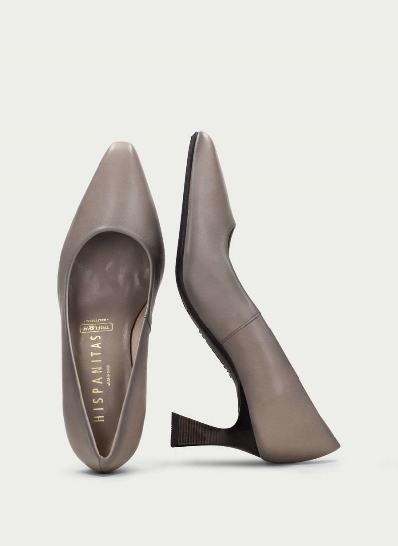 Hispanitas Dalia Pumps Dame Grå Brune | XTC6230GJ